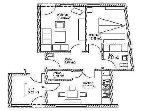 Fewo Thul Plein Kamer foto